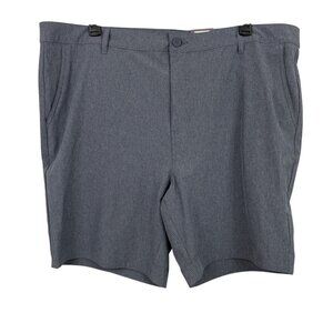 Refined Matter Mens Size 46 Textured Blue Gray Golf Shorts Fast Dri